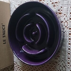 Le Tauci ceramic pet maze slow feeder bowl